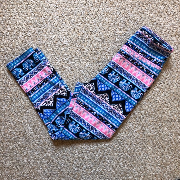Pants - Boho elephant patterned leggings